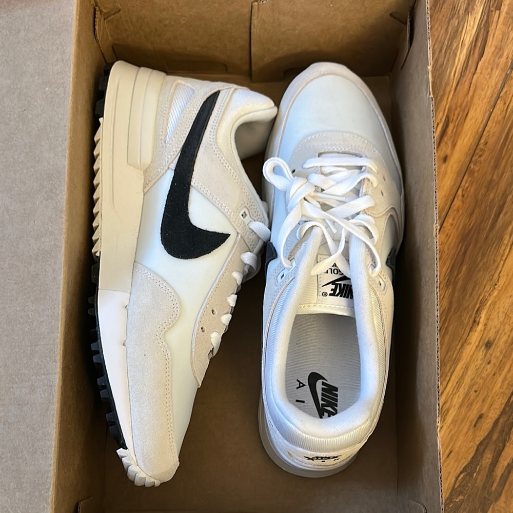 Nike White and Black Athletic Shoes